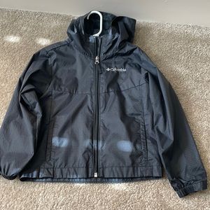 Kids rain jacket for a 4-5 year old.  Colombia